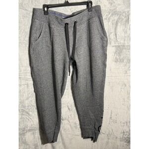 Calvin Klein Performance Women's Gray Sweatpants Cropped Joggers plus Size 1X